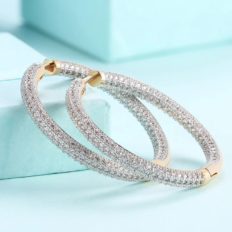 Gold Circle Hoop