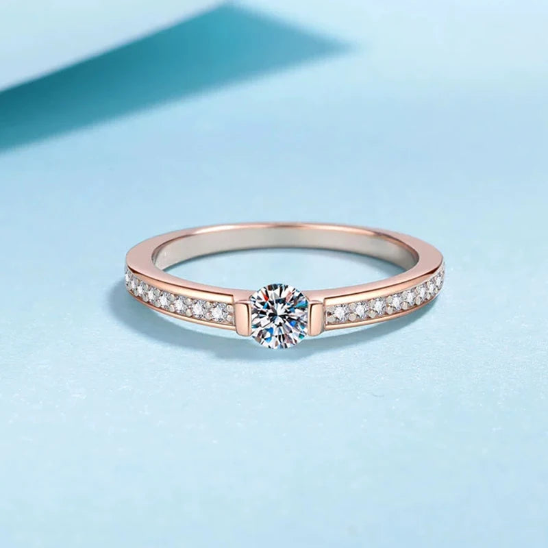 Moissanite Eternity Ring