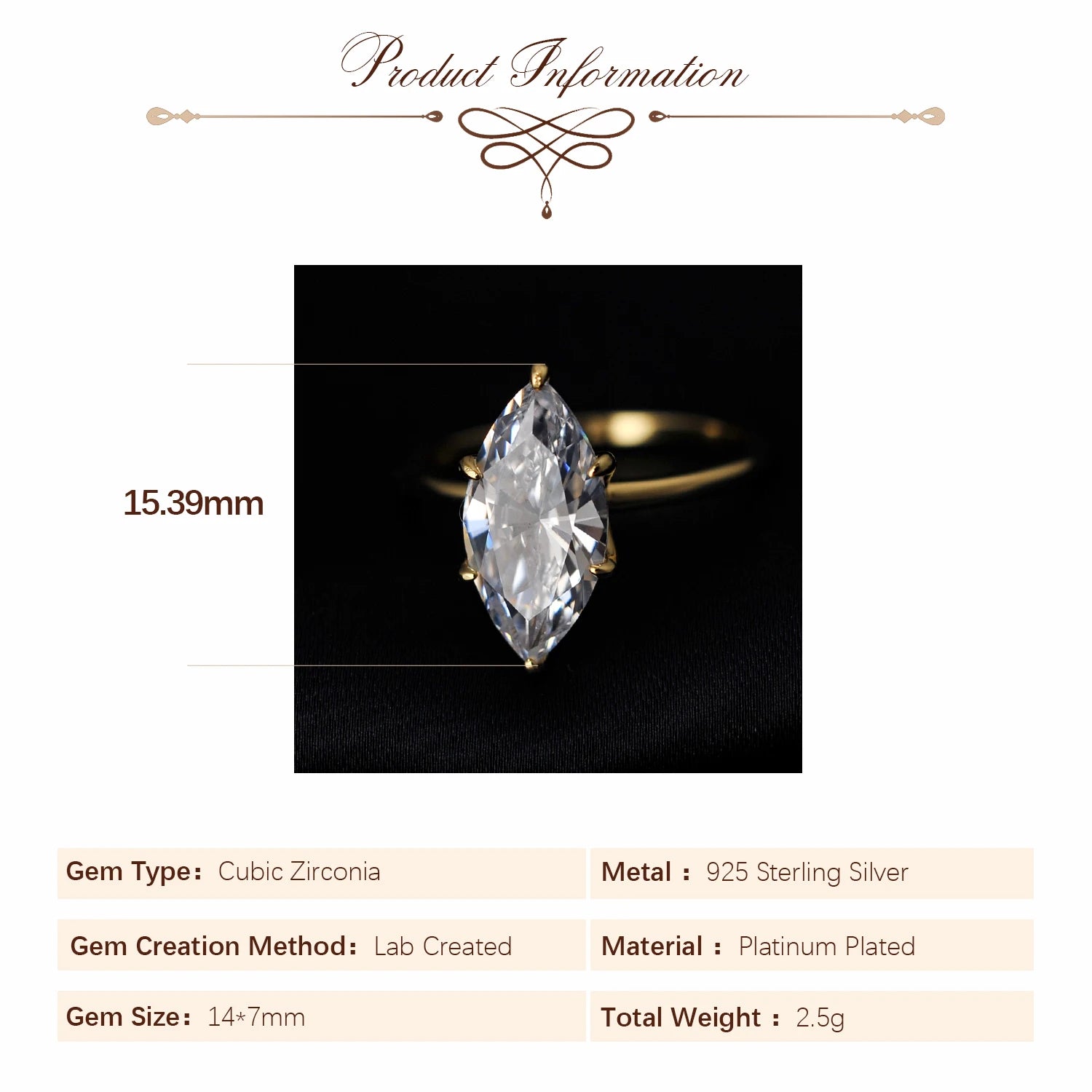 Potiy Vintage  Marquise