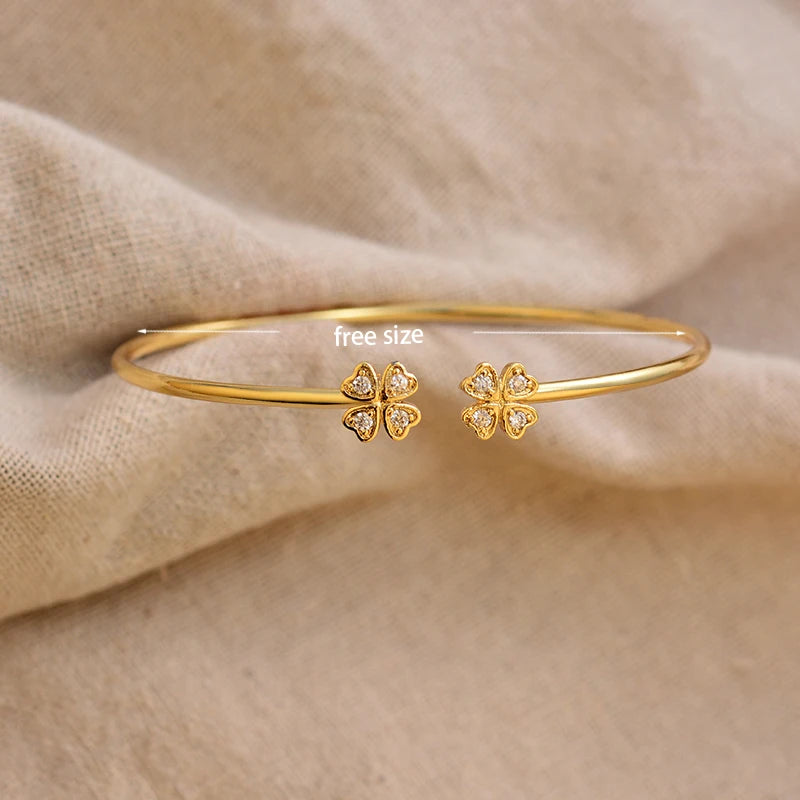 24K Gold Color Arabic Copper Bracelets for Women Men | Dubai Style Adjustable Openable Bangle | Hypoallergenic Unisex Fashion Je