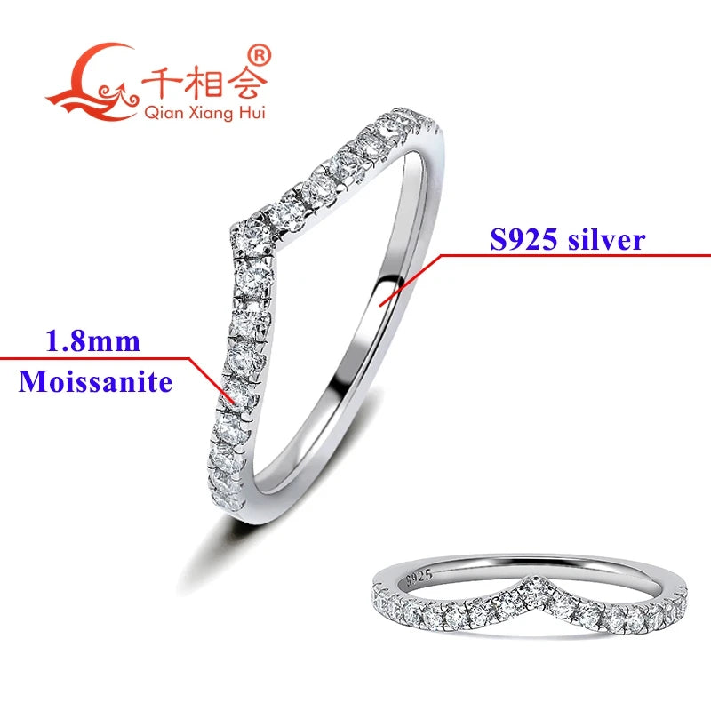 S925 Moissanite Ring