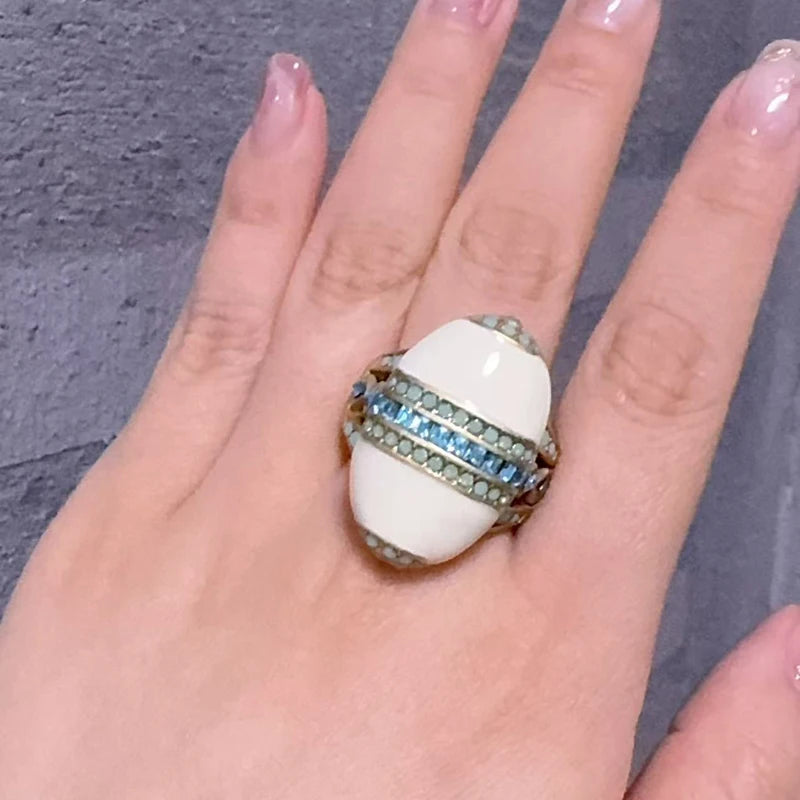 Vintage White  Ring