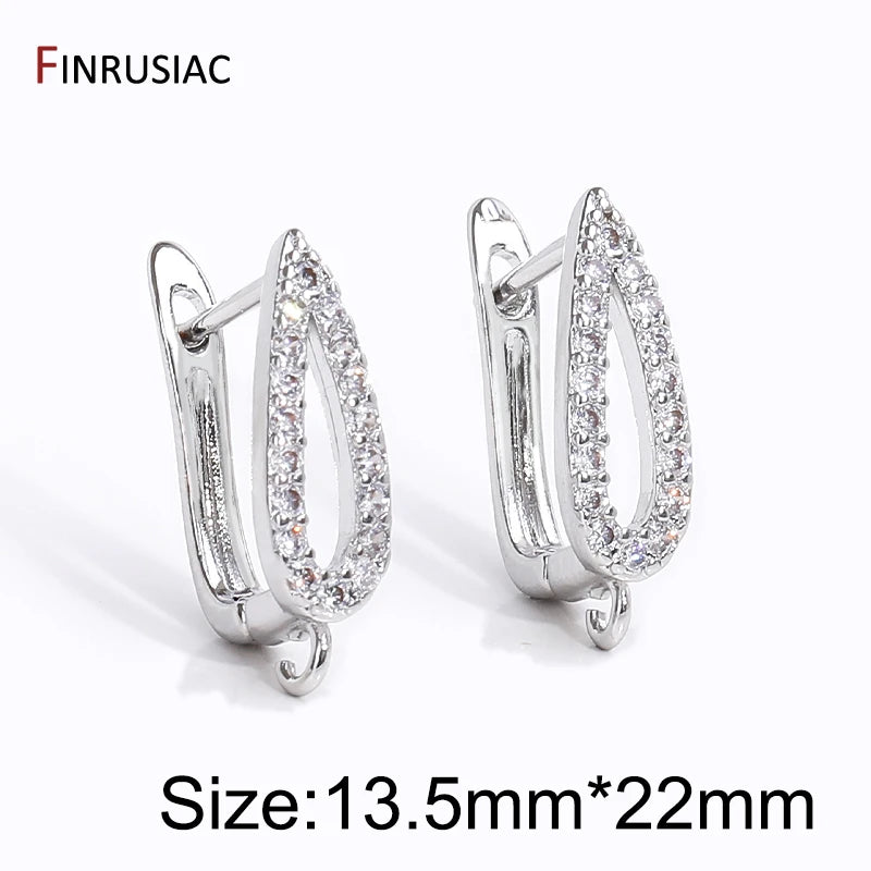 Zircon Earring Hooks