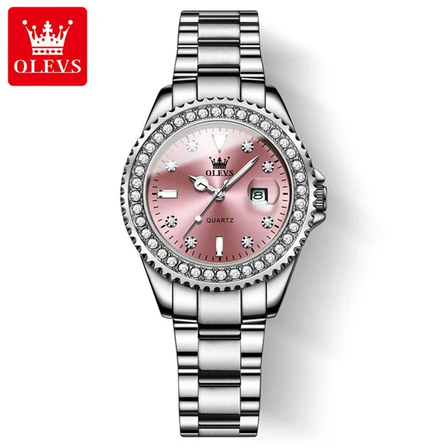 Diamond Quartz Watch