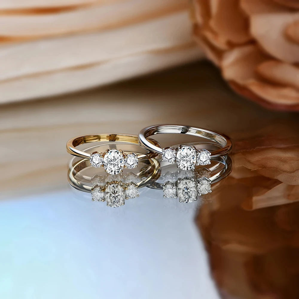 Stone Moissanite Rings