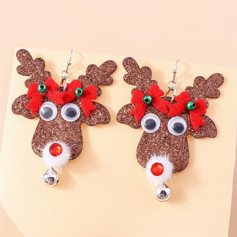 Cartoon Christmas Earrings