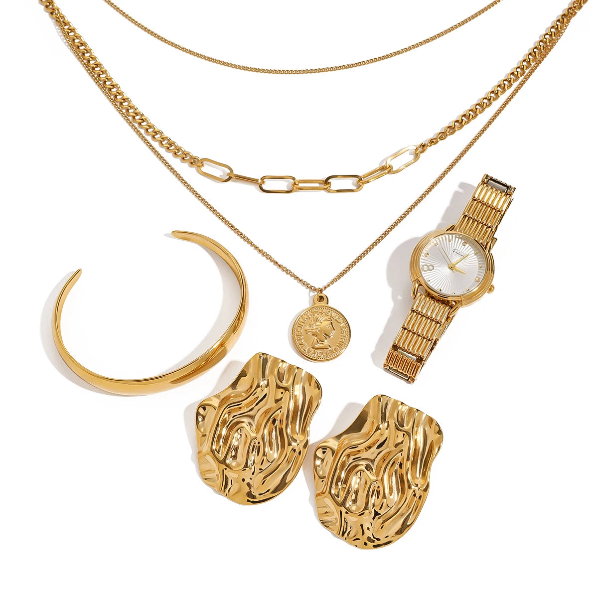 watch Wrinkled Earrings