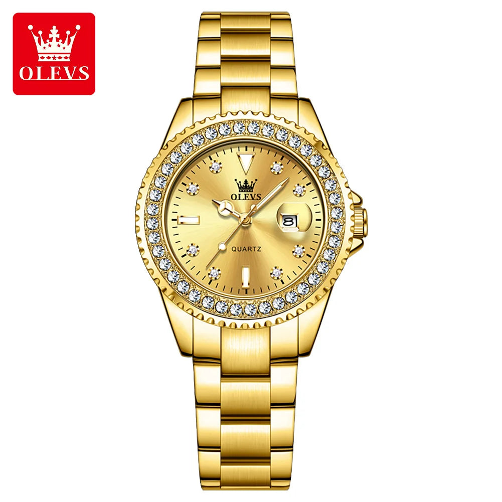 Diamond Quartz Watch