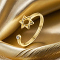 Zircon Jewish Ring