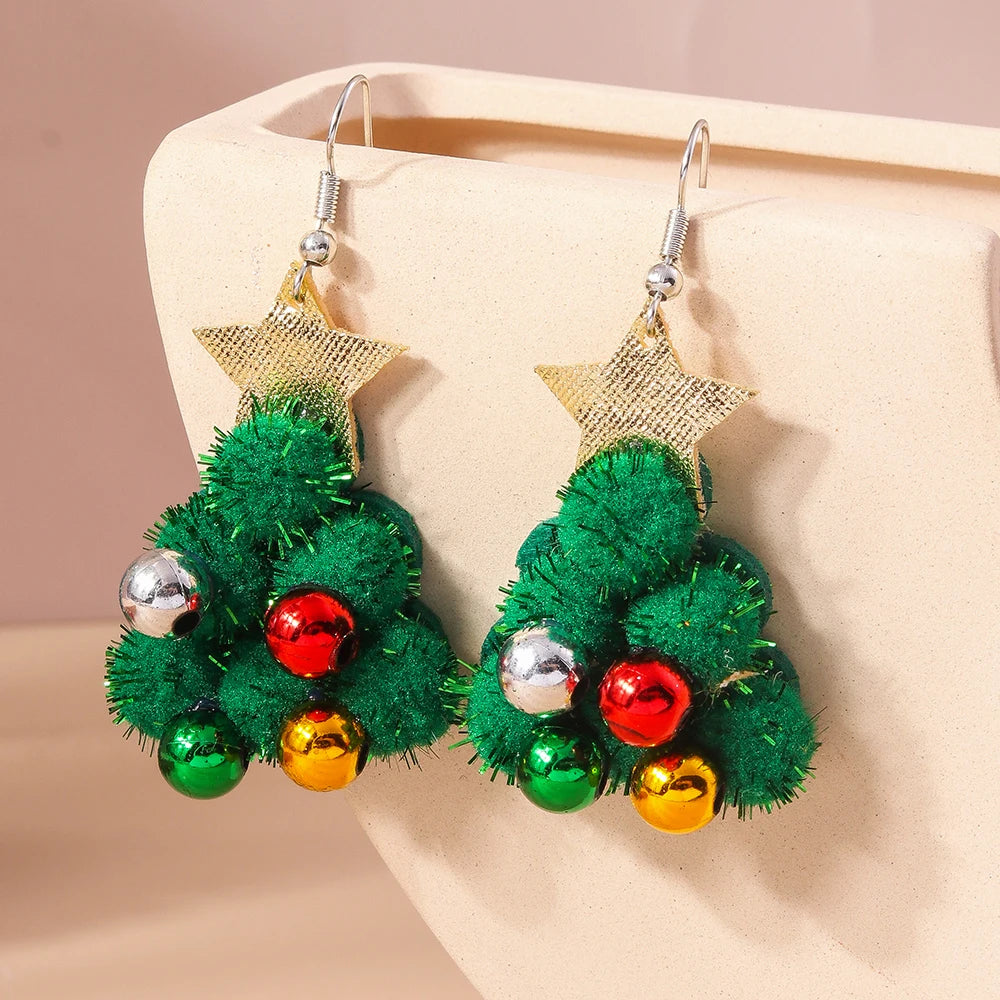 Cartoon Christmas Earrings