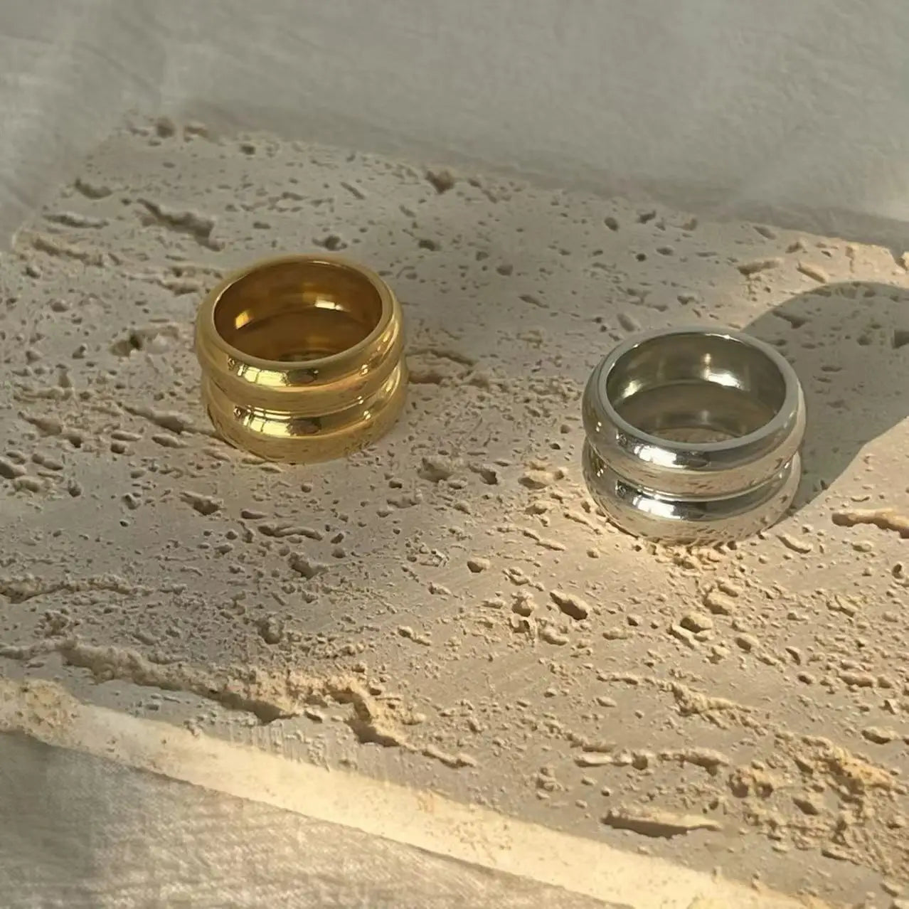 Vintage Stainless Rings