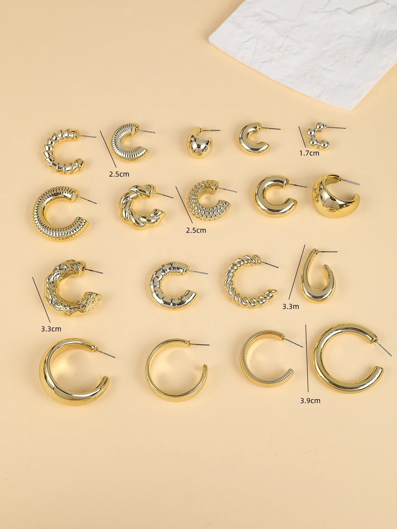 6-18pairs Fashionable Glossy