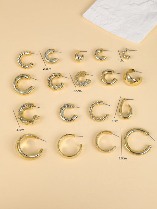 6-18pairs Fashionable Glossy