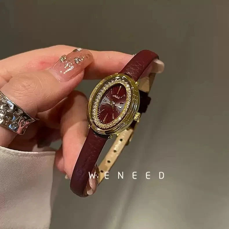 Oval Diamond Watch