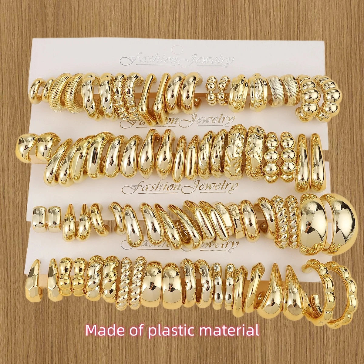 Golden-Plating Earrings