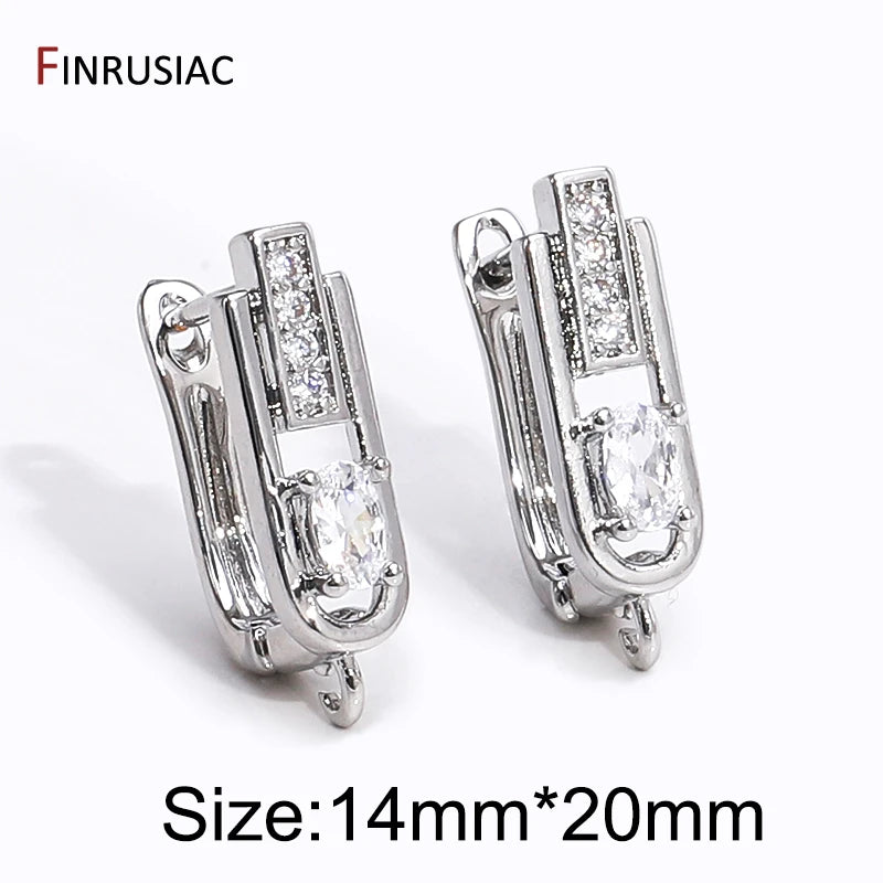 Zircon Earring Hooks