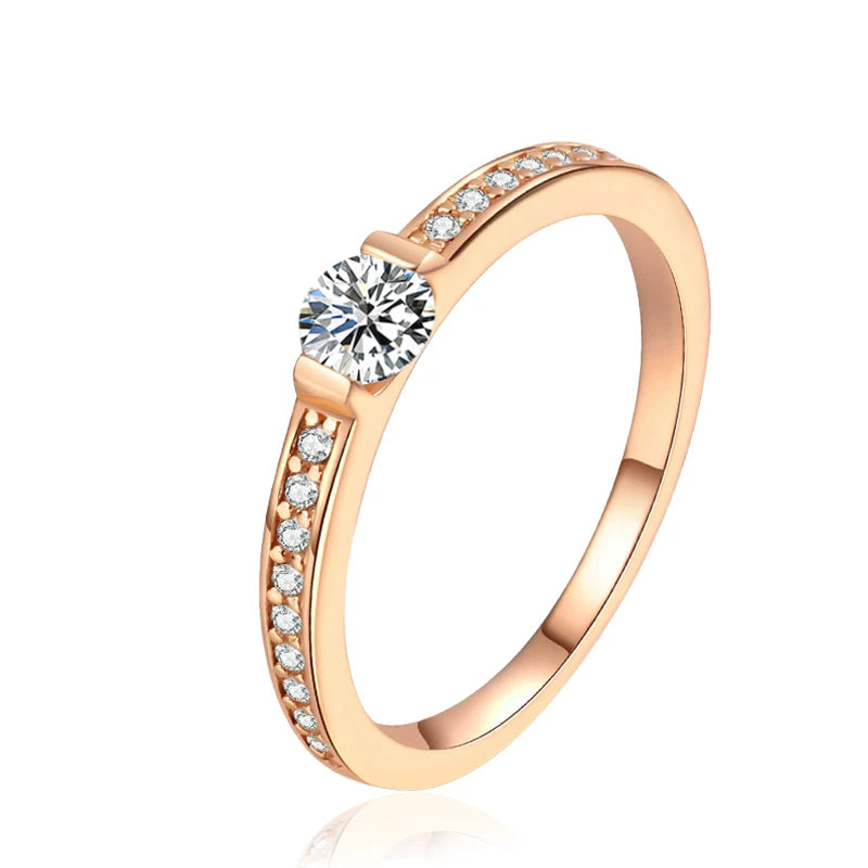 Tezzc 0.3ct Moissanite Eternity Ring