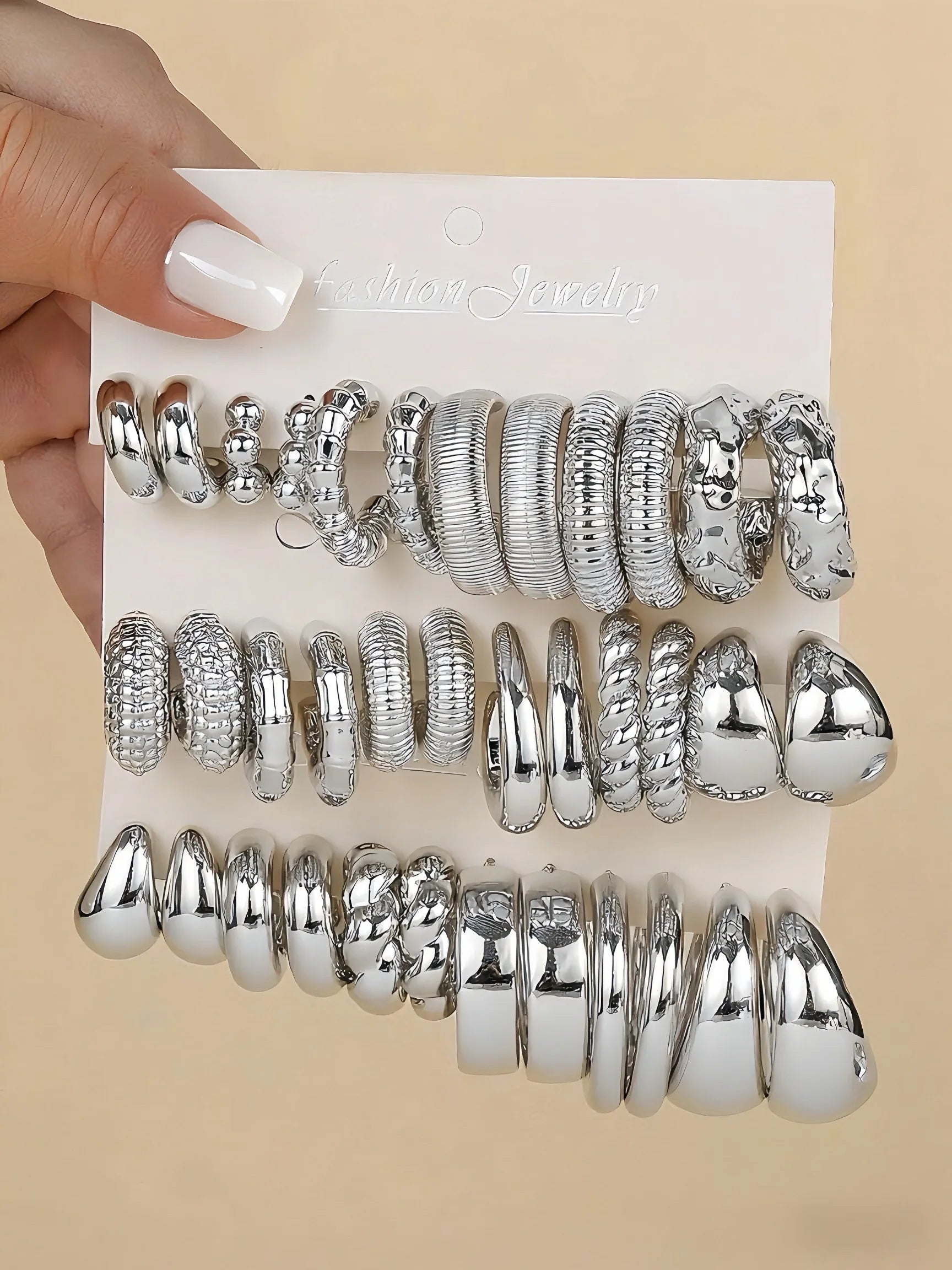 6-18pairs Fashionable Glossy