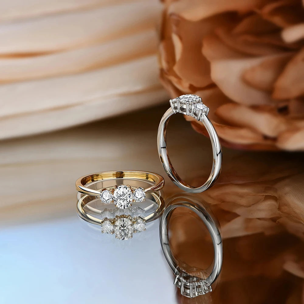 Stone Moissanite Rings