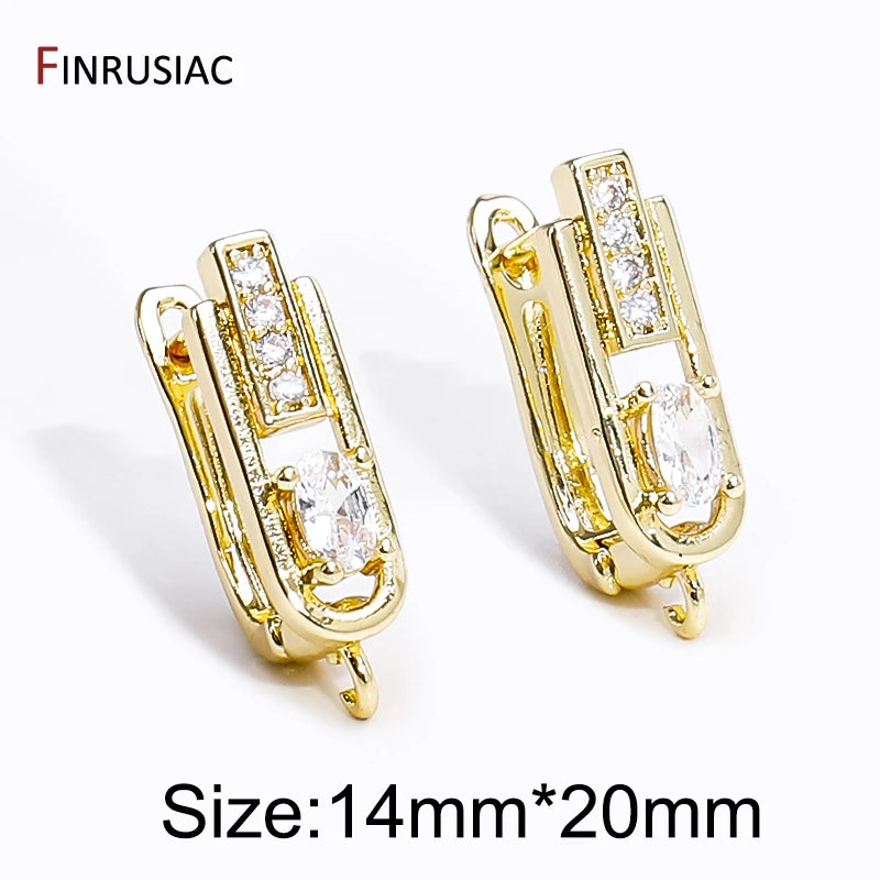 Zircon Earring Hooks