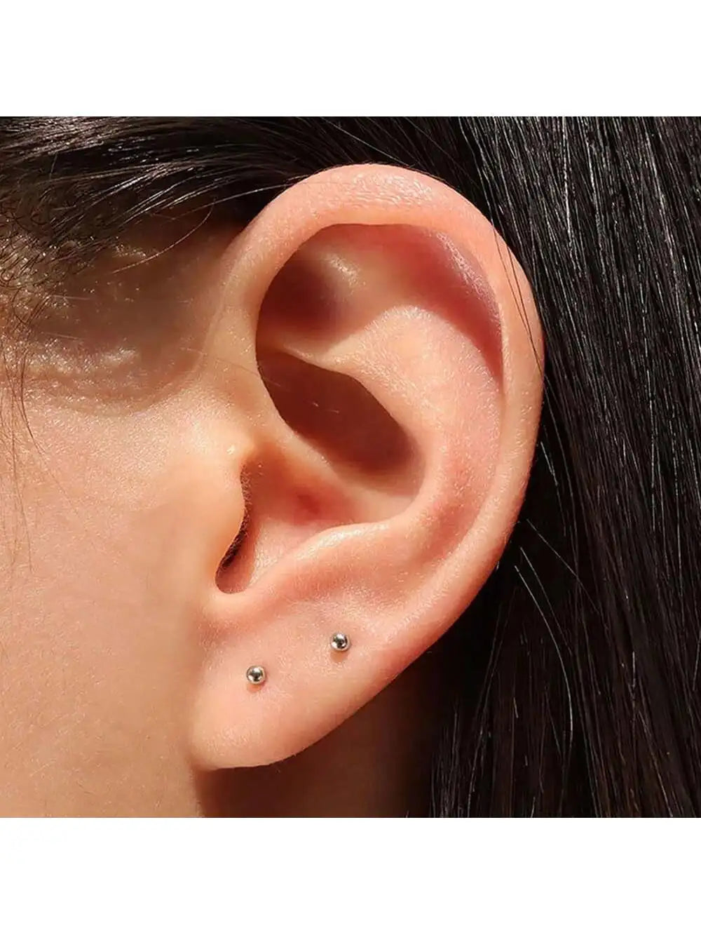 10 Pair 2mm Tiny Gold