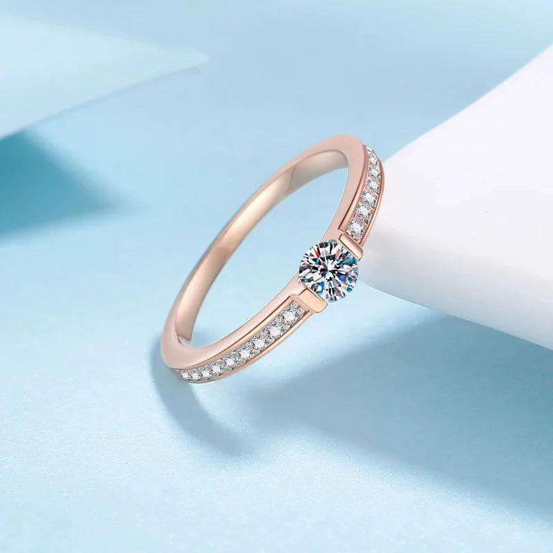 Moissanite Eternity Ring