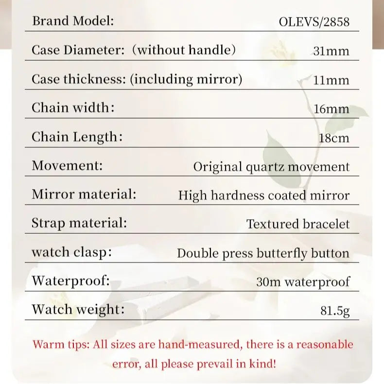 OLEVS 2858 Women Watch