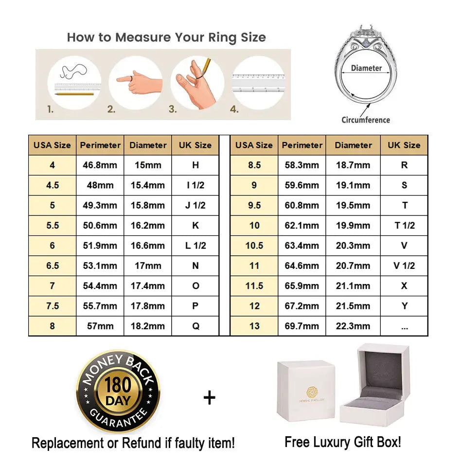 Moissanite Wedding Rings