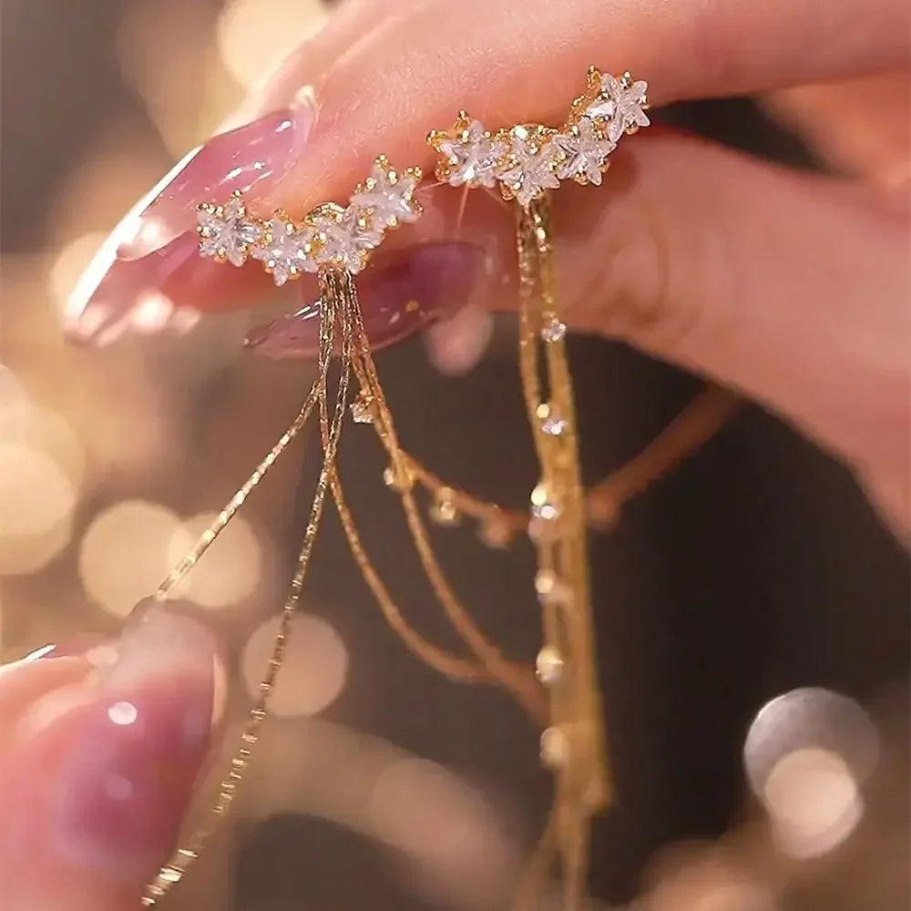 Round Geometric Earring