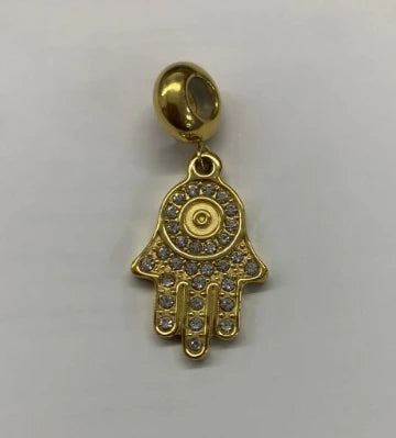 Stainless Steel Heart or Round Pendant Chain Bracelet jewelry