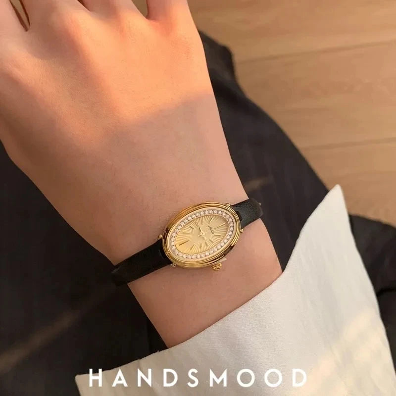 Oval Diamond Watch