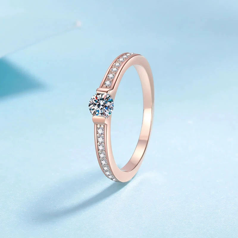 Moissanite Eternity Ring