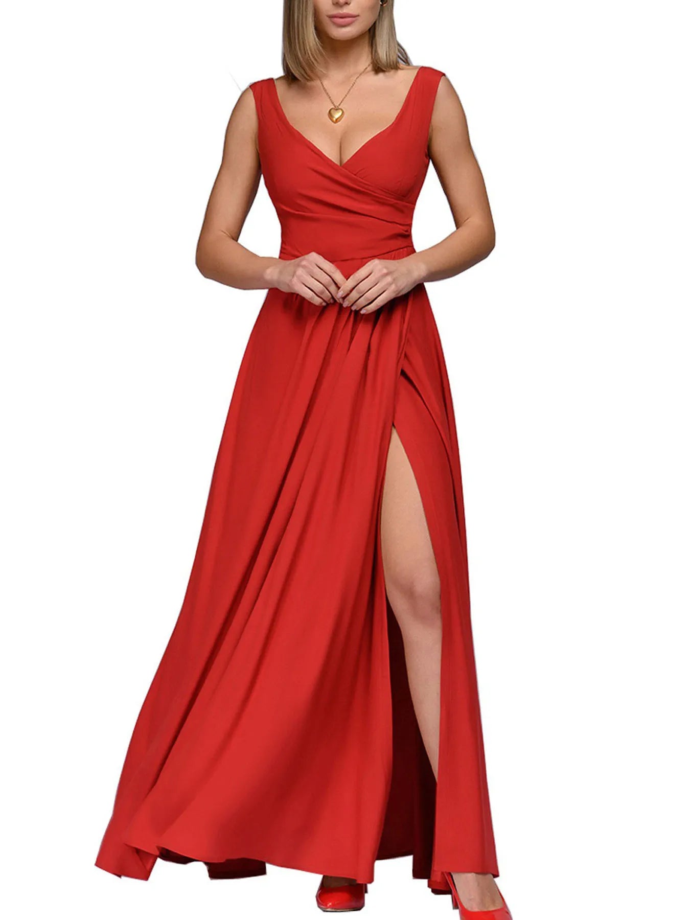 Sleeveless Evening Gown