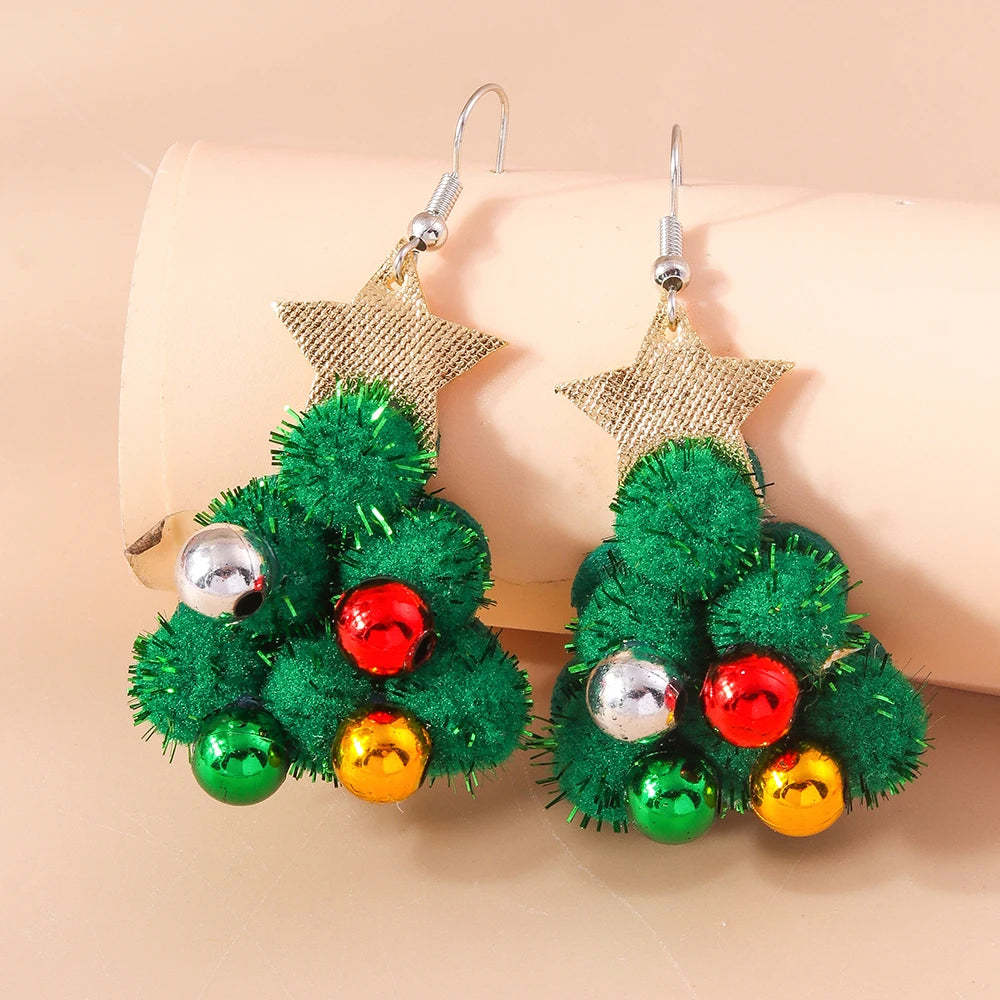 Cartoon Christmas Earrings