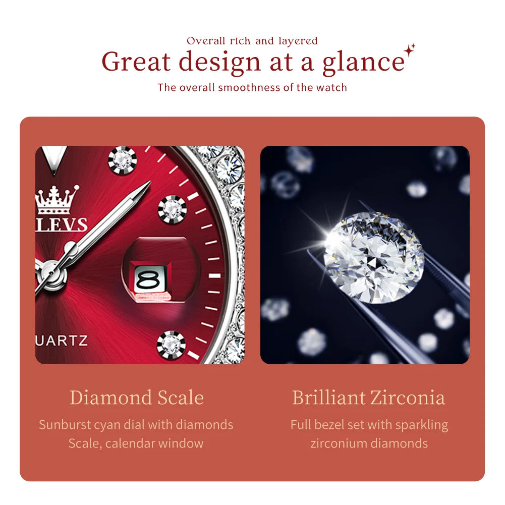 Diamond Quartz Watch