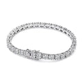 KNOBSPIN D VVS1 Moissanite Tennis Bracelet Original s925 Sterling Silver Plated 18k White Gold with GRA Bracelets for Women Man