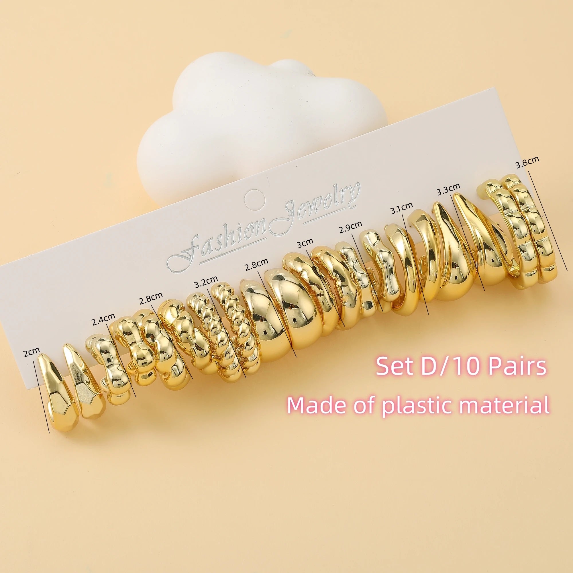 Golden-Plating Earrings