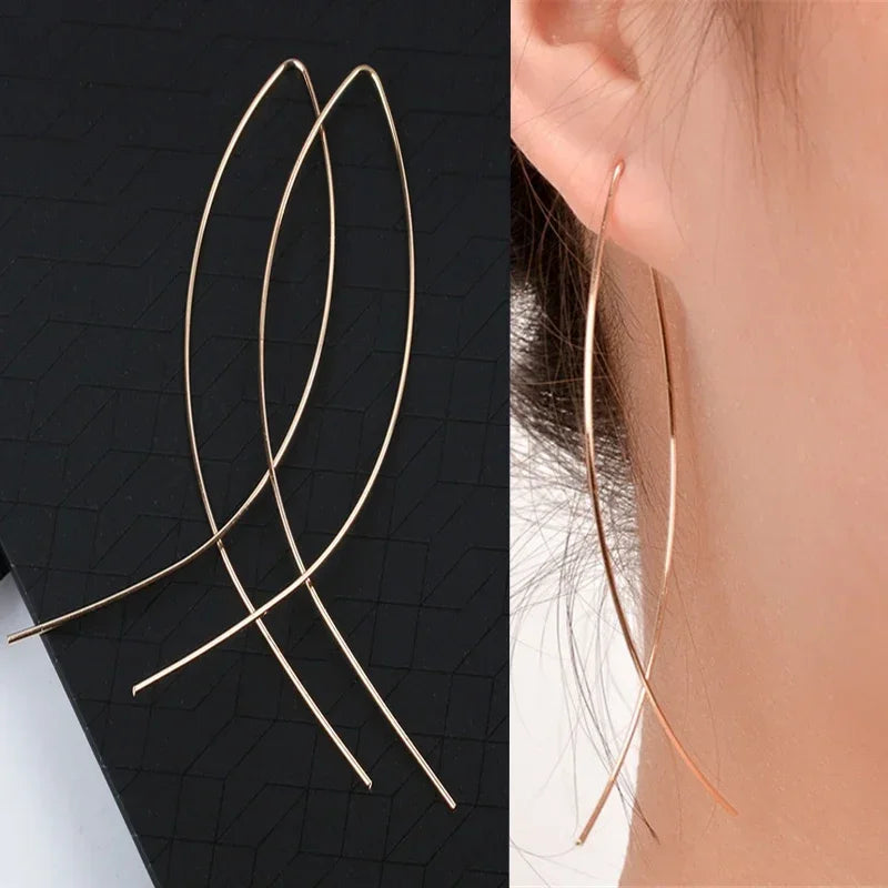 Round Geometric Earring
