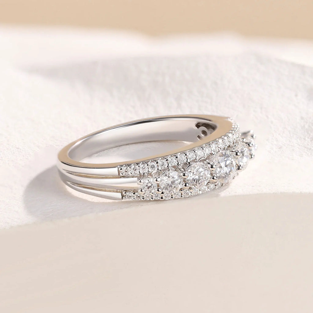Moissanite Wedding Rings