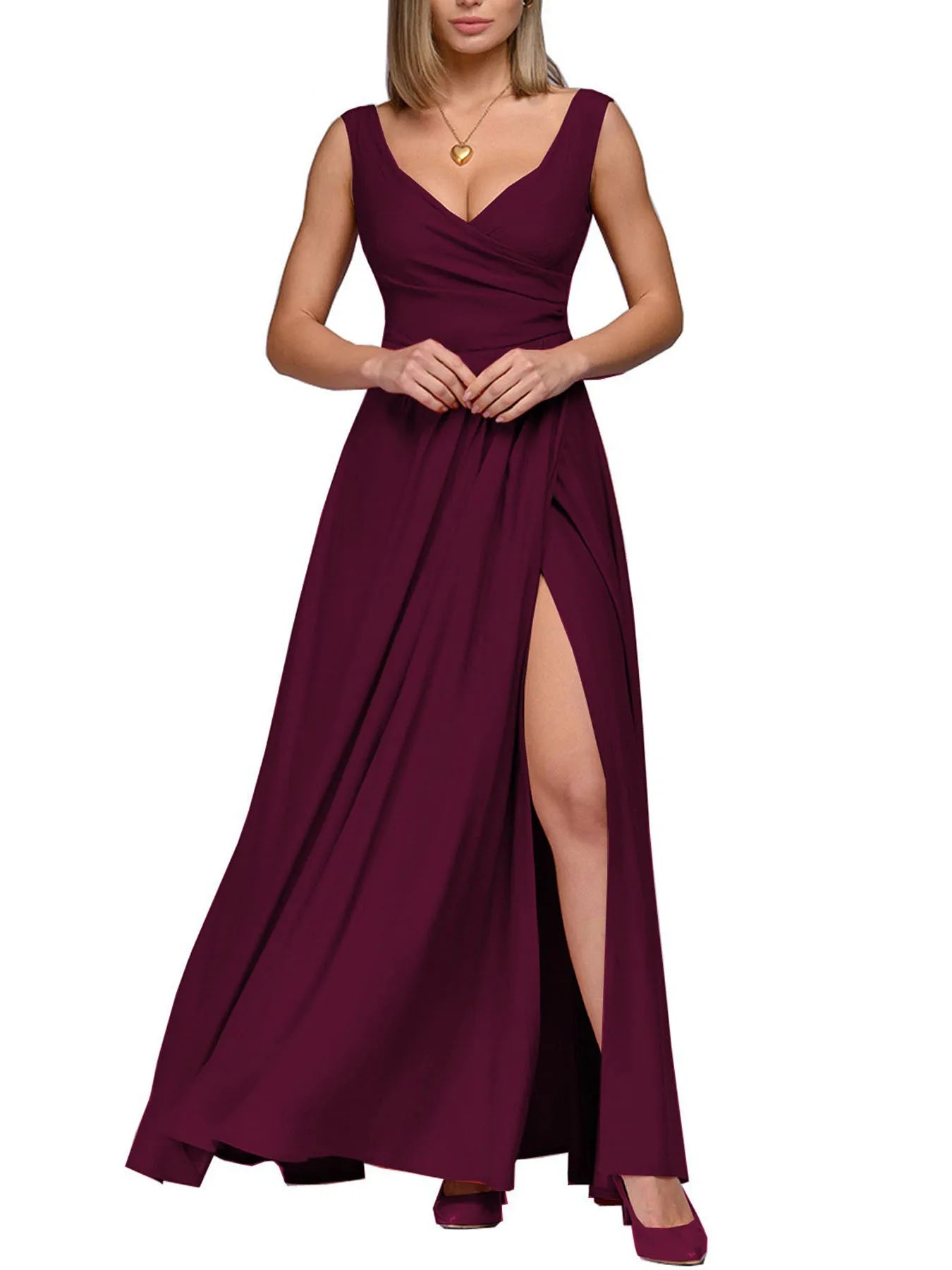 Sleeveless Evening Gown