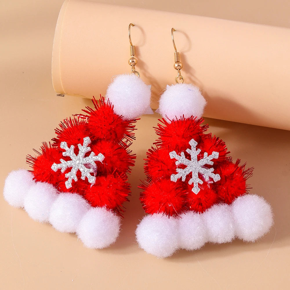 Cartoon Christmas Earrings